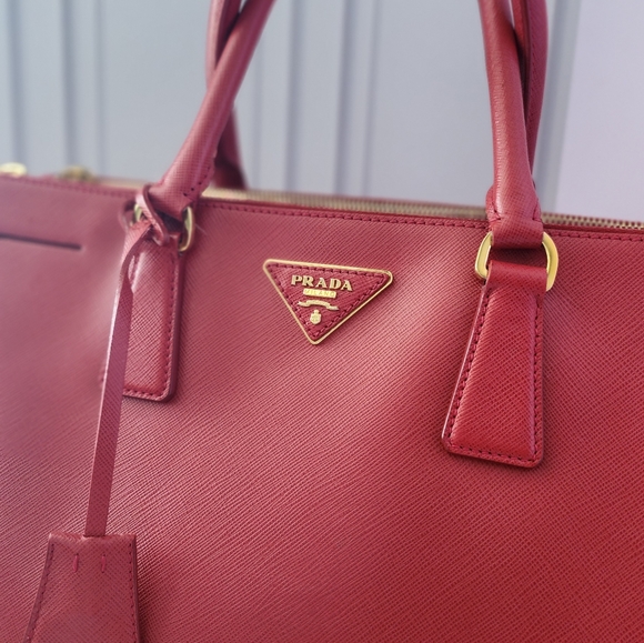 Prada Saffiano Hot Pink Purse AUTHENTIC - Picture 3 of 16